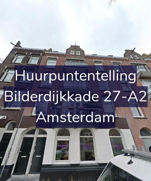 Foto gevel Huurpuntentelling voor Bilderdijkkade 27-A2, Amsterdam
