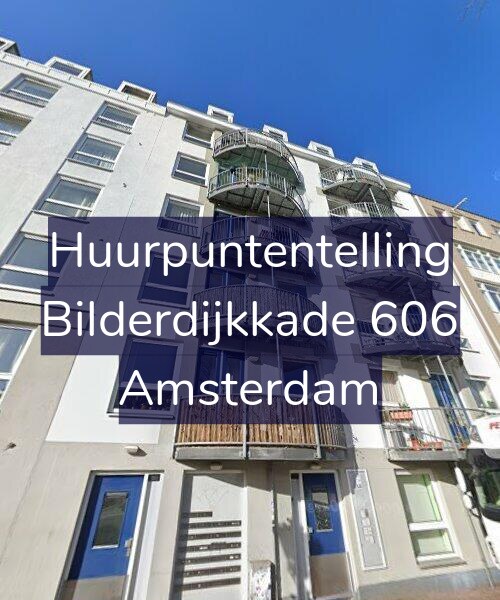 Foto gevel Huurpuntentelling voor Bilderdijkkade 606, Amsterdam