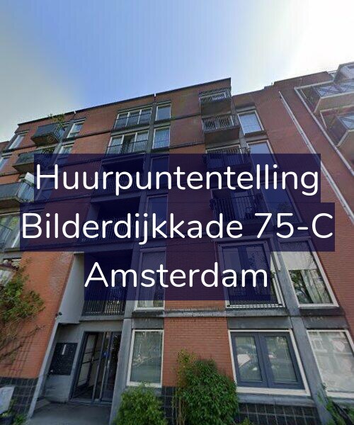 Foto gevel Huurpuntentelling voor Bilderdijkkade 75-C, Amsterdam