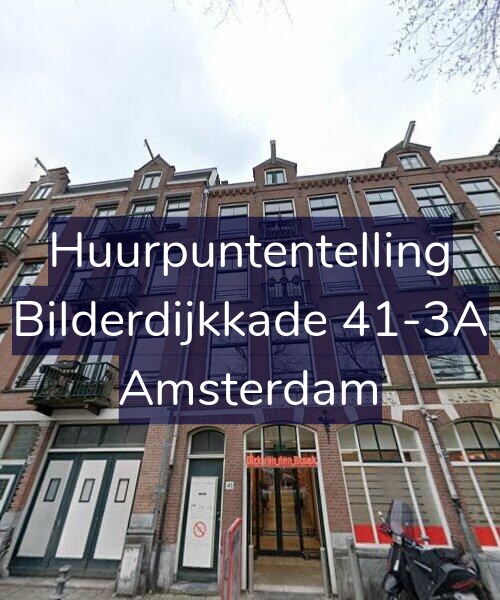 Foto gevel Huurpuntentelling voor Bilderdijkkade 41-3A, Amsterdam
