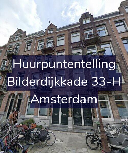Foto gevel Huurpuntentelling voor Bilderdijkkade 33-H, Amsterdam
