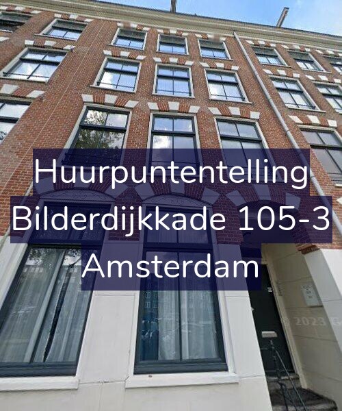 Foto gevel Huurpuntentelling voor Bilderdijkkade 105-3, Amsterdam