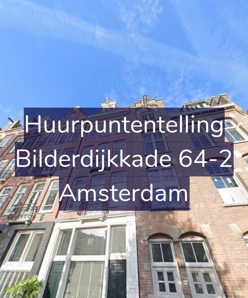 Foto gevel Huurpuntentelling voor Bilderdijkkade 64-2, Amsterdam