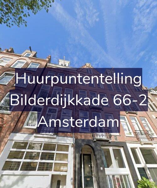 Foto gevel Huurpuntentelling voor Bilderdijkkade 66-2, Amsterdam
