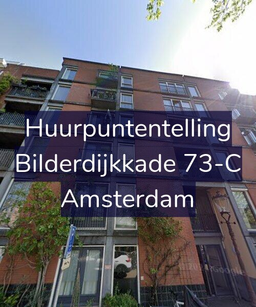 Foto gevel Huurpuntentelling voor Bilderdijkkade 73-C, Amsterdam