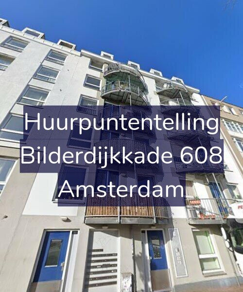 Foto gevel Huurpuntentelling voor Bilderdijkkade 608, Amsterdam