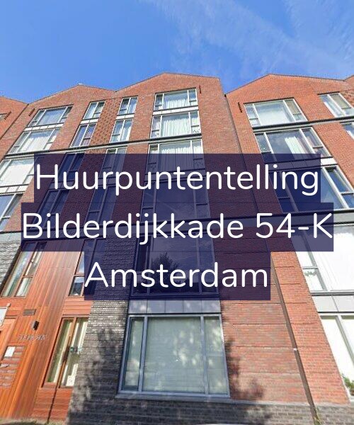 Foto gevel Huurpuntentelling voor Bilderdijkkade 54-K, Amsterdam