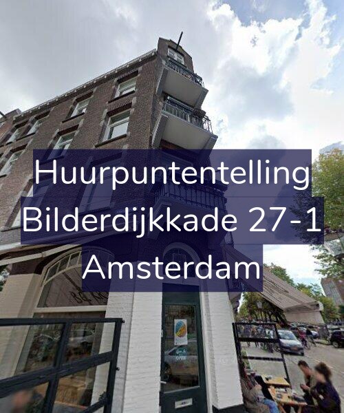 Foto gevel Huurpuntentelling voor Bilderdijkkade 27-1, Amsterdam