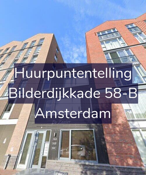 Foto gevel Huurpuntentelling voor Bilderdijkkade 58-B, Amsterdam