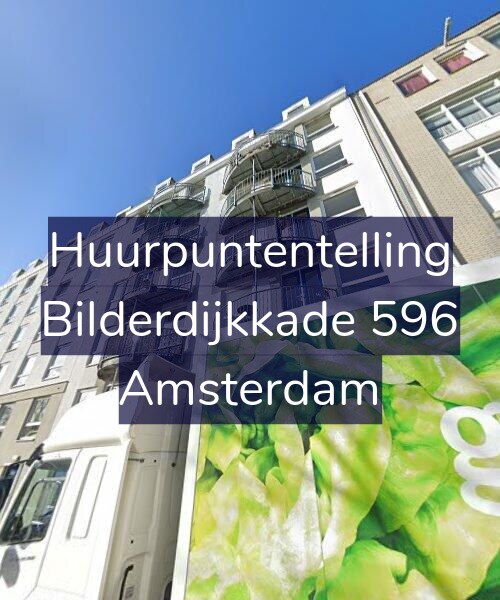Foto gevel Huurpuntentelling voor Bilderdijkkade 596, Amsterdam
