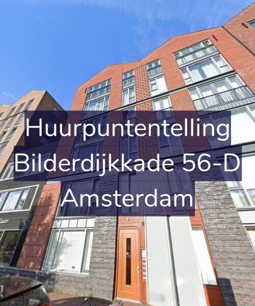 Foto gevel Huurpuntentelling voor Bilderdijkkade 56-D, Amsterdam