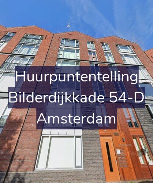 Foto gevel Huurpuntentelling voor Bilderdijkkade 54-D, Amsterdam