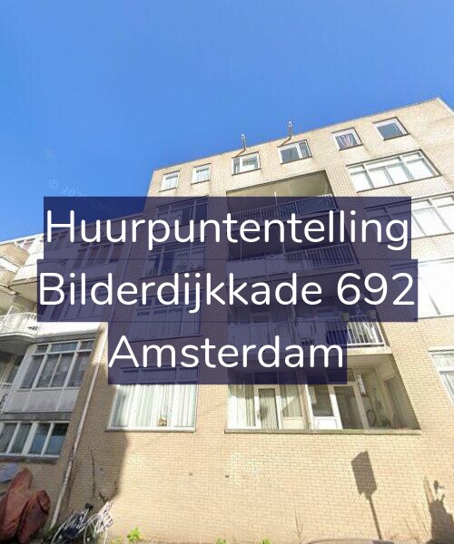Foto gevel Huurpuntentelling voor Bilderdijkkade 692, Amsterdam