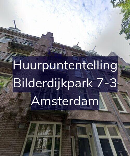 Foto gevel Huurpuntentelling voor Bilderdijkpark 7-3, Amsterdam