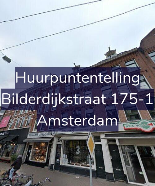 Foto gevel Huurpuntentelling voor Bilderdijkstraat 175-1, Amsterdam