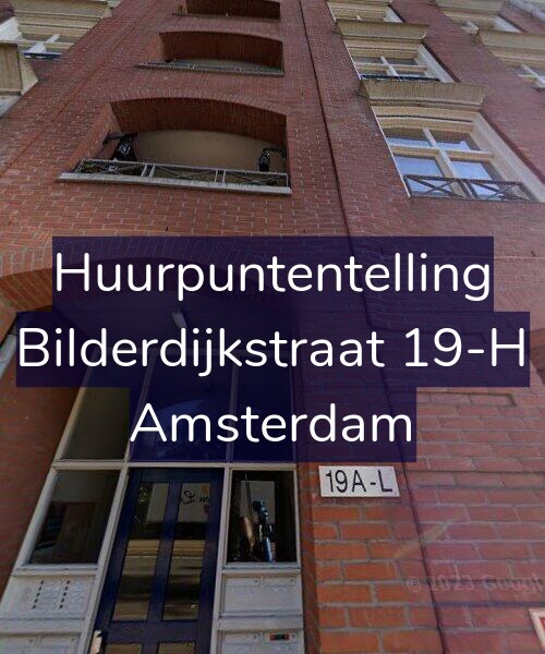 Foto gevel Huurpuntentelling voor Bilderdijkstraat 19-H, Amsterdam