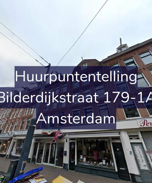 Foto gevel Huurpuntentelling voor Bilderdijkstraat 179-1A, Amsterdam