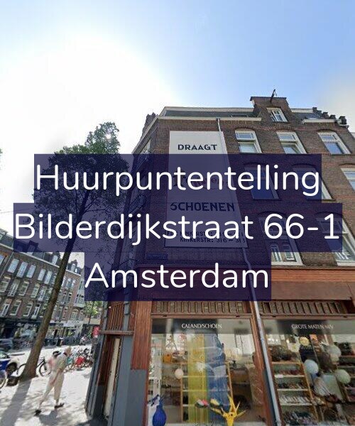 Foto gevel Huurpuntentelling voor Bilderdijkstraat 66-1, Amsterdam