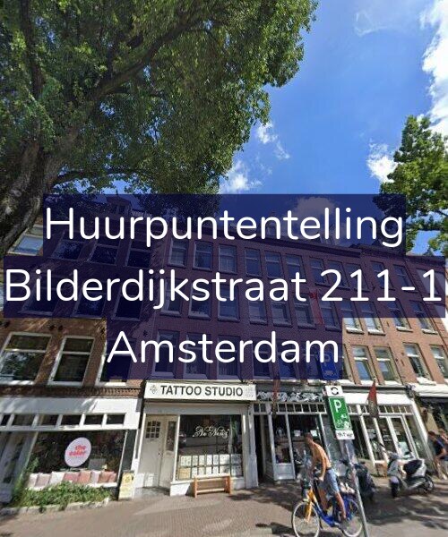Foto gevel Huurpuntentelling voor Bilderdijkstraat 211-1, Amsterdam