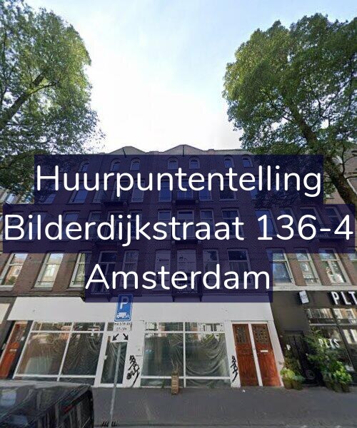 Foto gevel Huurpuntentelling voor Bilderdijkstraat 136-4, Amsterdam