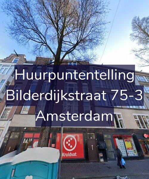 Foto gevel Huurpuntentelling voor Bilderdijkstraat 75-3, Amsterdam