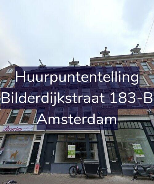 Foto gevel Huurpuntentelling voor Bilderdijkstraat 183-B, Amsterdam