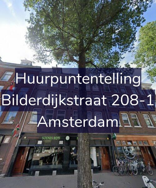 Foto gevel Huurpuntentelling voor Bilderdijkstraat 208-1, Amsterdam