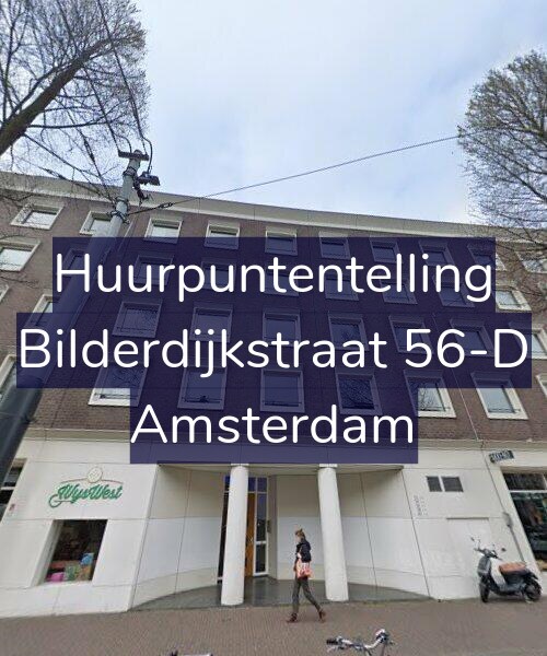 Foto gevel Huurpuntentelling voor Bilderdijkstraat 56-D, Amsterdam