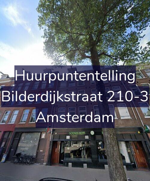 Foto gevel Huurpuntentelling voor Bilderdijkstraat 210-3, Amsterdam