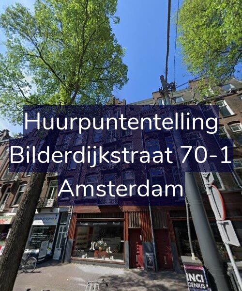 Foto gevel Huurpuntentelling voor Bilderdijkstraat 70-1, Amsterdam