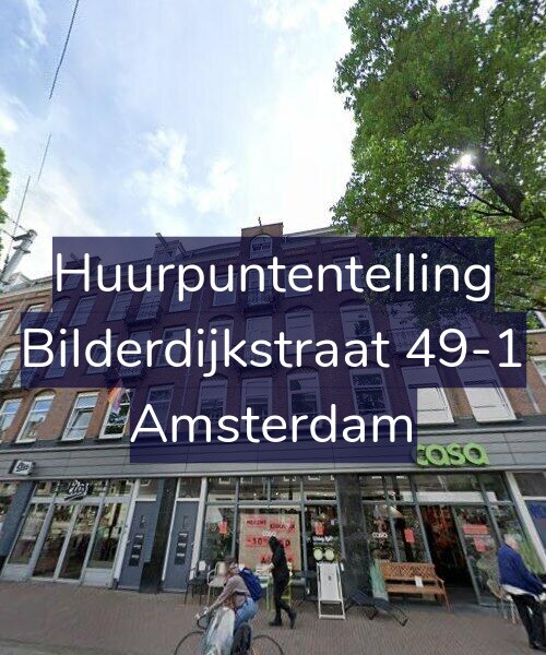 Foto gevel Huurpuntentelling voor Bilderdijkstraat 49-1, Amsterdam