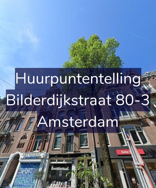 Foto gevel Huurpuntentelling voor Bilderdijkstraat 80-3, Amsterdam