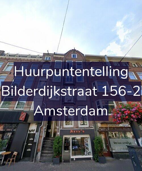 Foto gevel Huurpuntentelling voor Bilderdijkstraat 156-2, Amsterdam