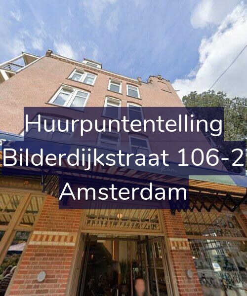 Foto gevel Huurpuntentelling voor Bilderdijkstraat 106-2, Amsterdam