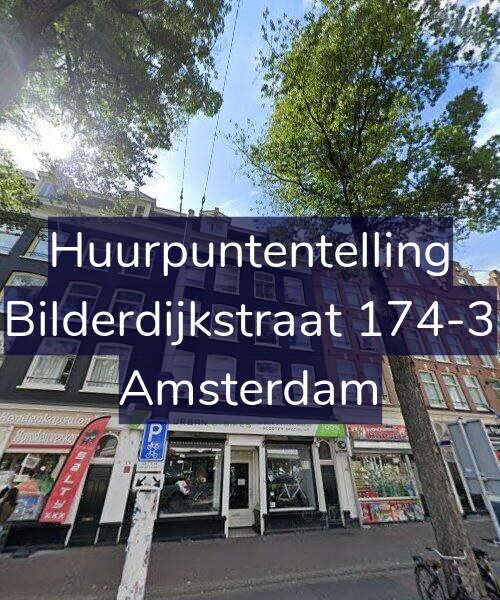 Foto gevel Huurpuntentelling voor Bilderdijkstraat 174-3, Amsterdam