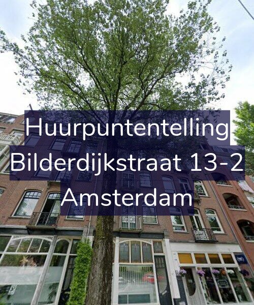Foto gevel Huurpuntentelling voor Bilderdijkstraat 13-2, Amsterdam