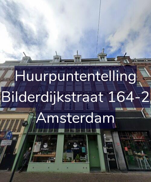 Foto gevel Huurpuntentelling voor Bilderdijkstraat 164-2, Amsterdam