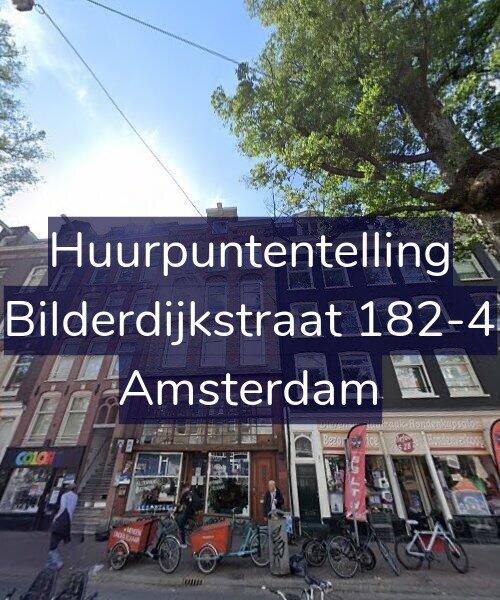 Foto gevel Huurpuntentelling voor Bilderdijkstraat 182-4, Amsterdam
