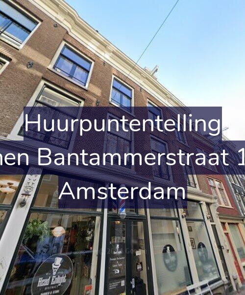 Foto gevel Huurpuntentelling voor Binnen Bantammerstraat 16-B, Amsterdam