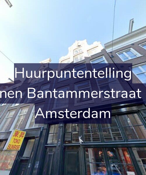 Foto gevel Huurpuntentelling voor Binnen Bantammerstraat 5-3, Amsterdam