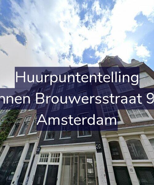 Foto gevel Huurpuntentelling voor Binnen Brouwersstraat 9-2, Amsterdam