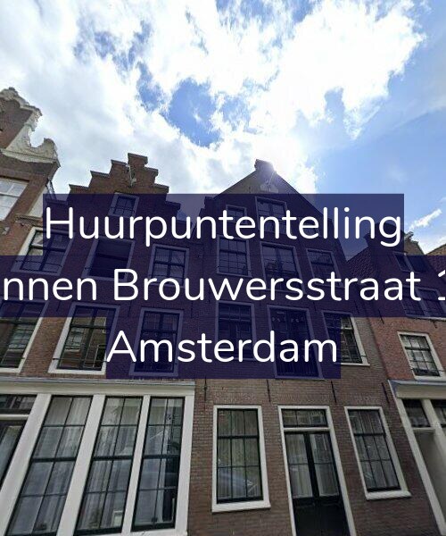 Foto gevel Huurpuntentelling voor Binnen Brouwersstraat 15, Amsterdam