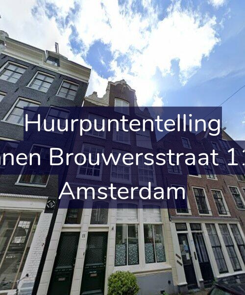 Foto gevel Huurpuntentelling voor Binnen Brouwersstraat 11-1, Amsterdam