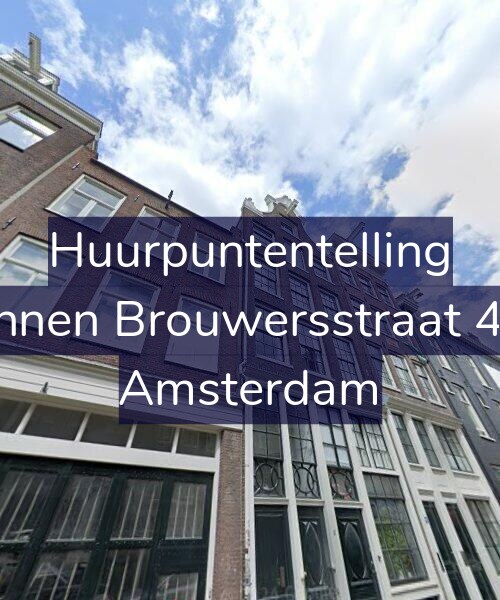 Foto gevel Huurpuntentelling voor Binnen Brouwersstraat 4-2, Amsterdam