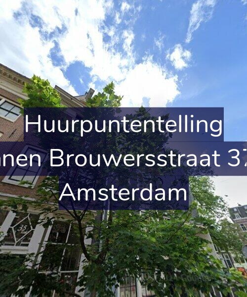 Foto gevel Huurpuntentelling voor Binnen Brouwersstraat 37-2, Amsterdam