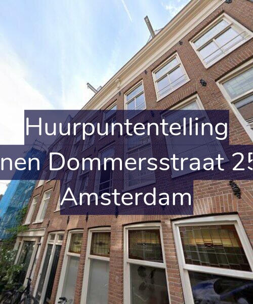 Foto gevel Huurpuntentelling voor Binnen Dommersstraat 25-H, Amsterdam