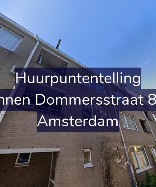 Foto gevel Huurpuntentelling voor Binnen Dommersstraat 8-B, Amsterdam
