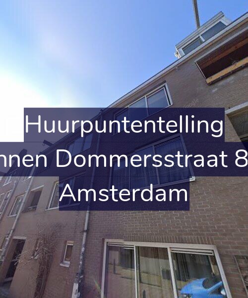 Foto gevel Huurpuntentelling voor Binnen Dommersstraat 8-G, Amsterdam