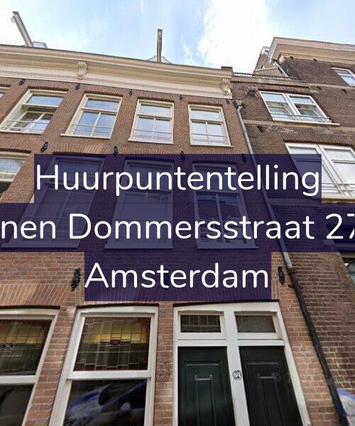 Foto gevel Huurpuntentelling voor Binnen Dommersstraat 27-H, Amsterdam