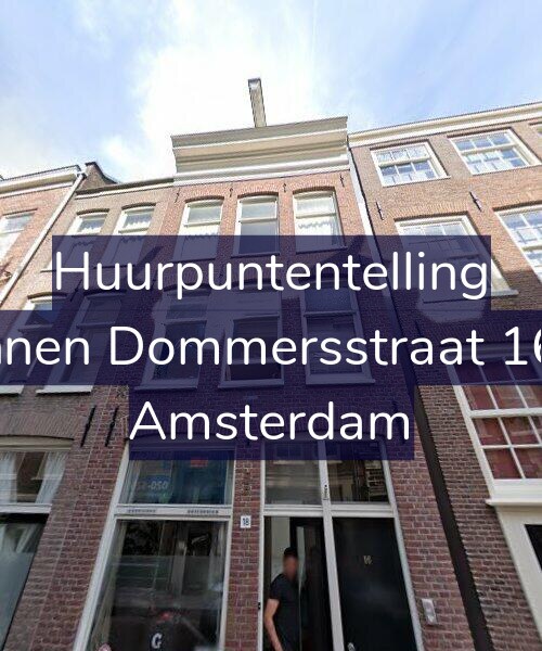 Foto gevel Huurpuntentelling voor Binnen Dommersstraat 16-1, Amsterdam